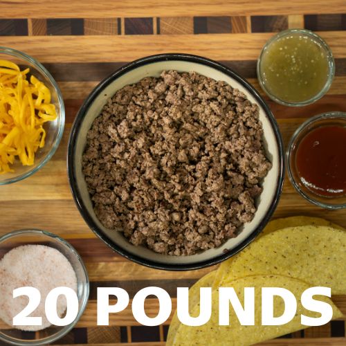 20 Pounds of Ground Beef