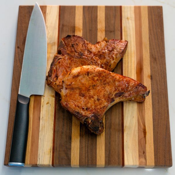 Maple Sugar Smoked Pork Chops,