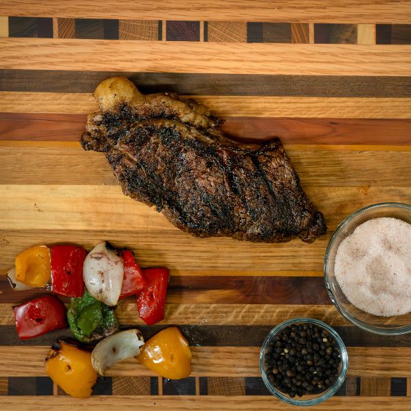 KC Strip Steak (1) single steak.