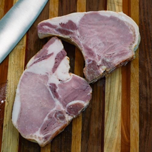 Maple Sugar Smoked Pork Chops,