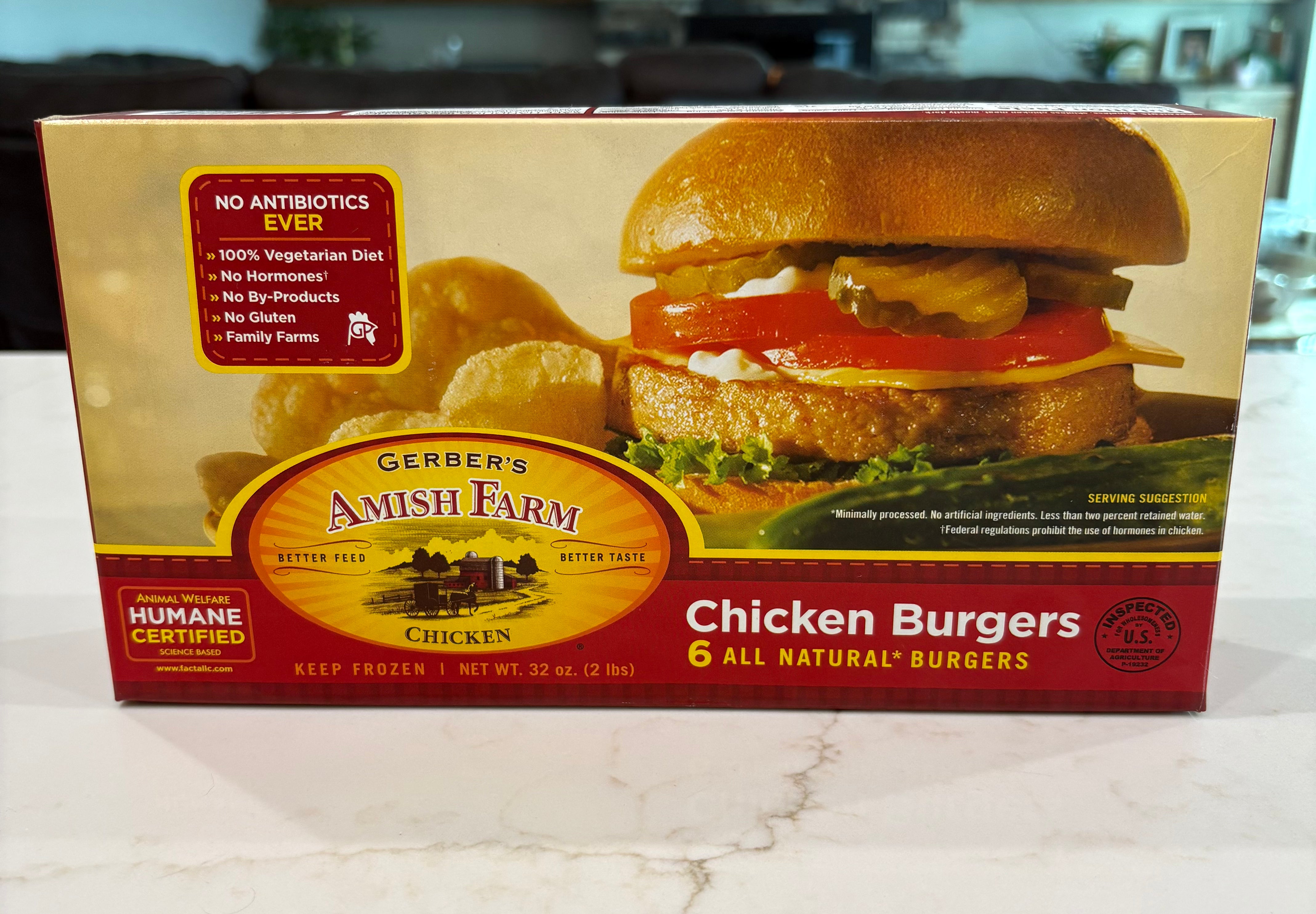 Ground Chicken Burger Patty