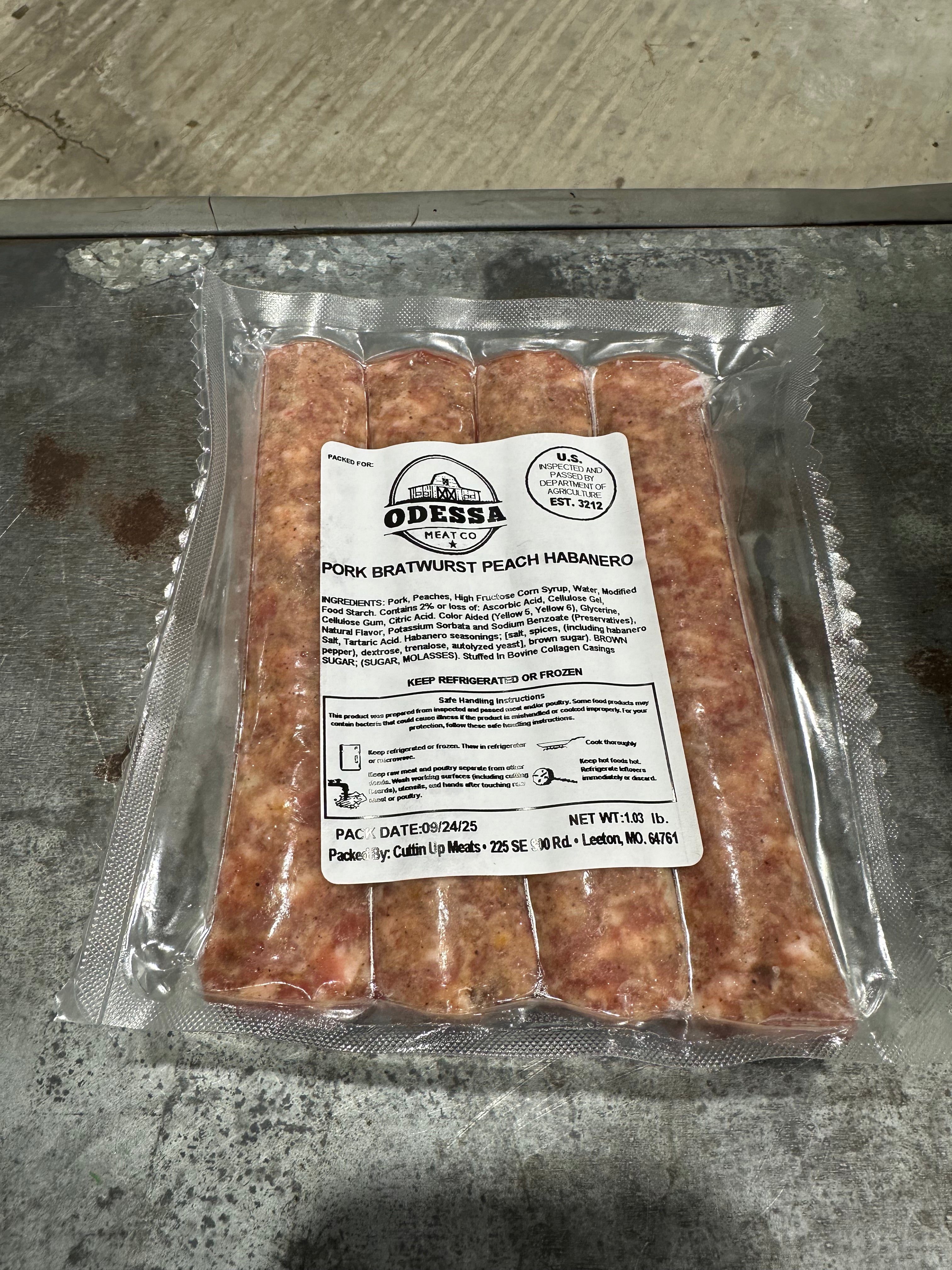 Peach Habanero Brat