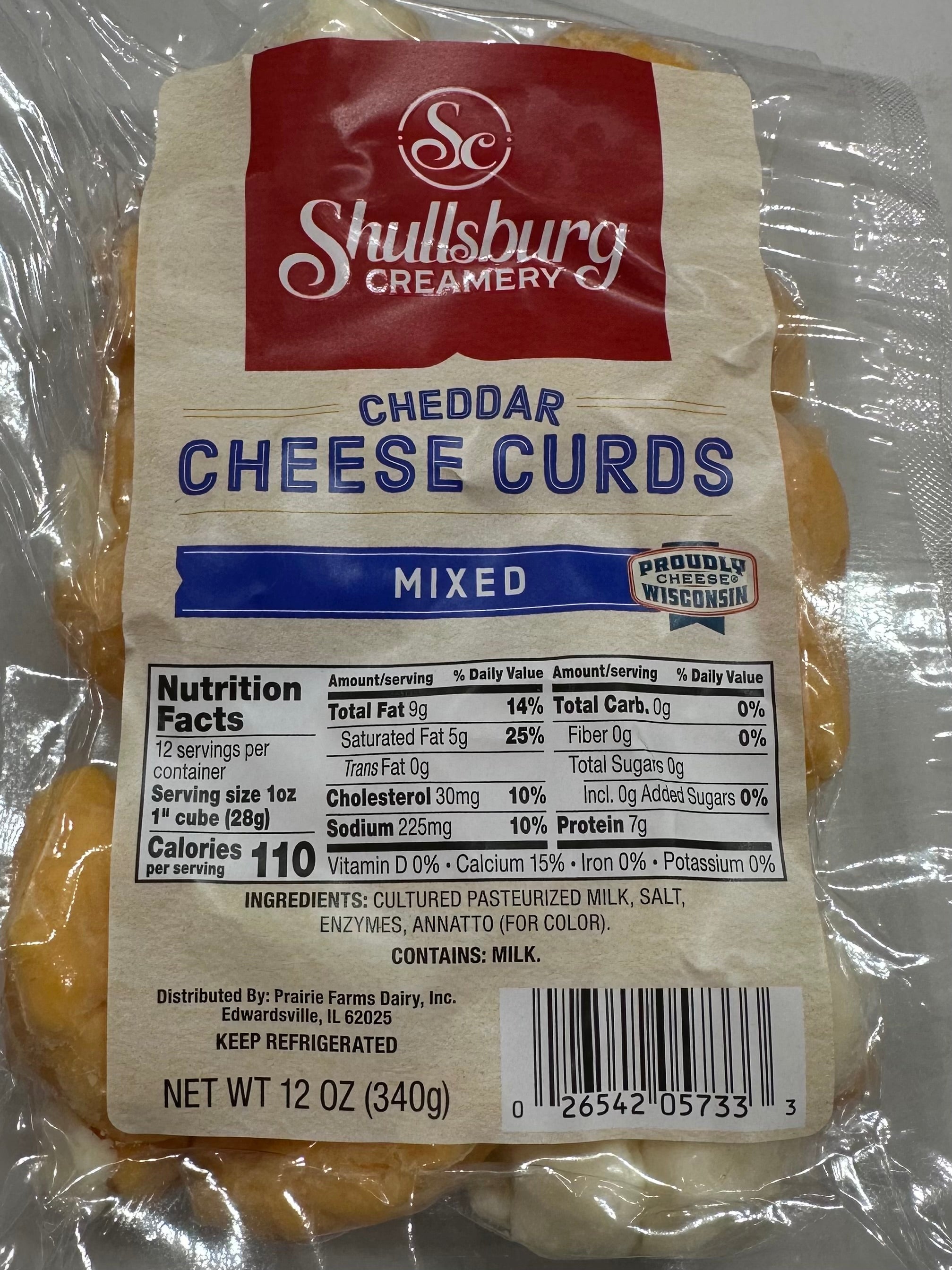 Cheese Curd - Mixed Yellow and White