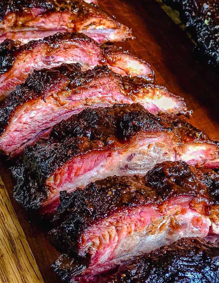 Fully Cooked and Smoked Baby Back Ribs (one fat and juicy slab)