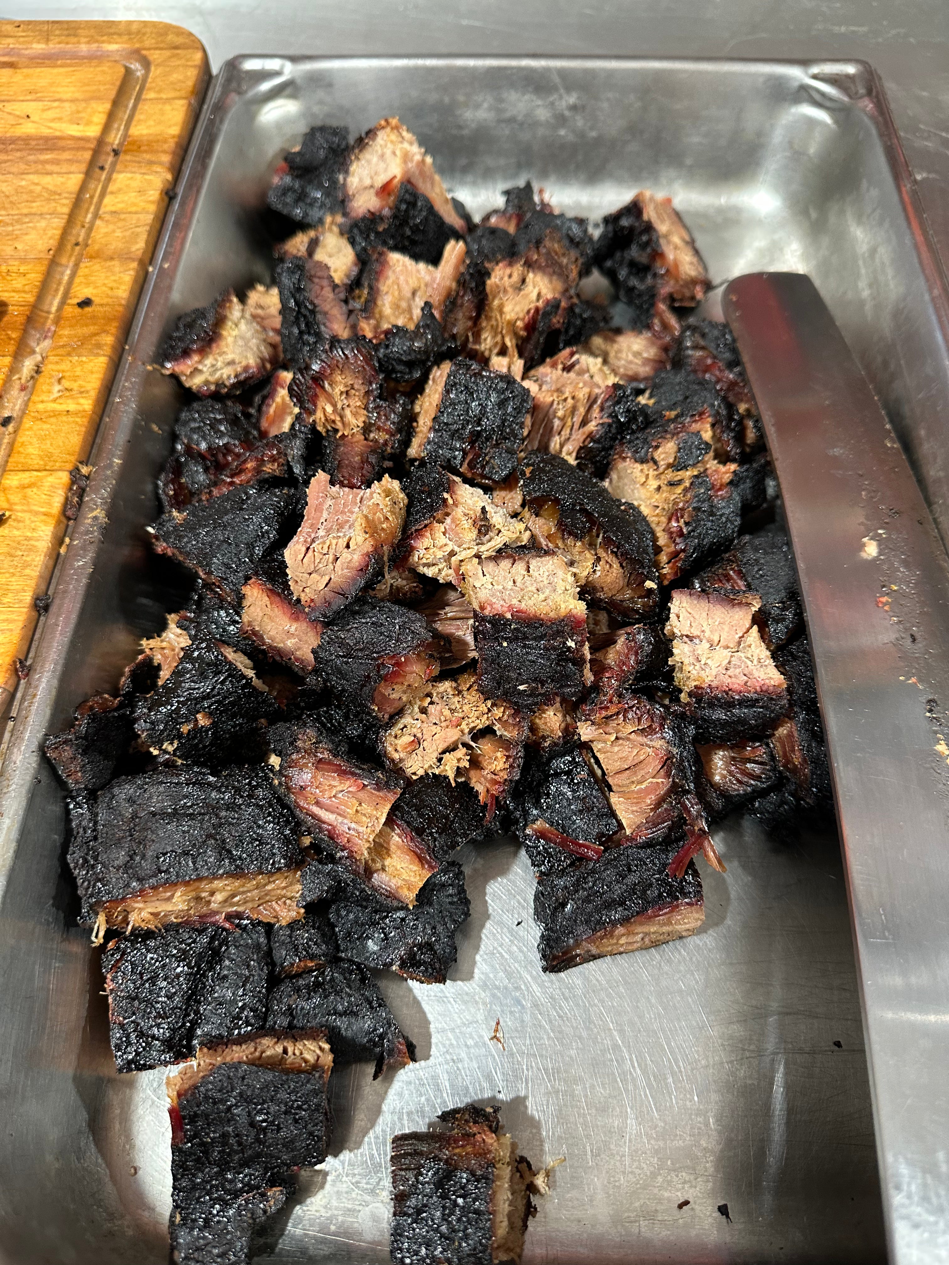 Fully cooked and smoked burnt ends 1 pound